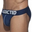 Addicted 3-Pack Mesh Bikini Push Up Briefs - White - Navy - Black