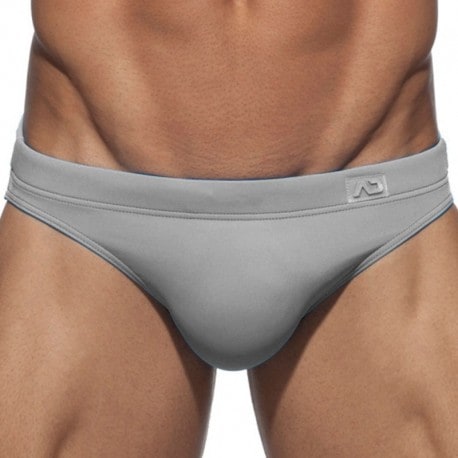 Addicted Basic Swim Brief - Silver