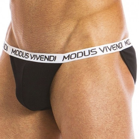 Modus Vivendi Eggs Tanga Brief - Black