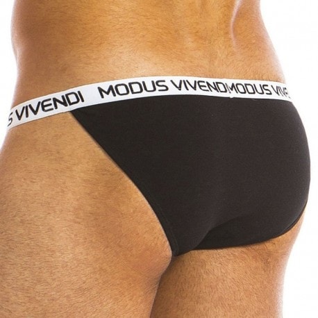 Modus Vivendi Eggs Tanga Brief - Black