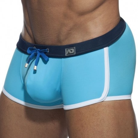 Addicted Plain Swim Boxer - Turquoise