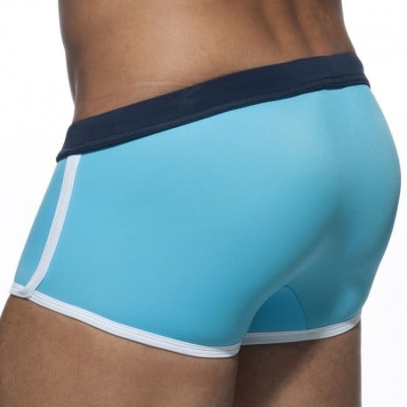 Addicted Shorty de Bain Uni Turquoise