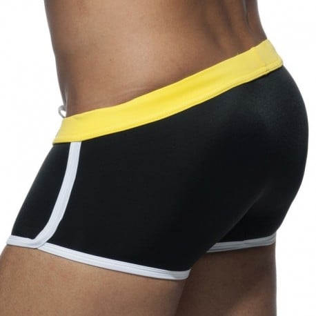 Addicted Plain Swim Boxer - Black