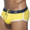 Addicted Slip de Bain Uni Jaune