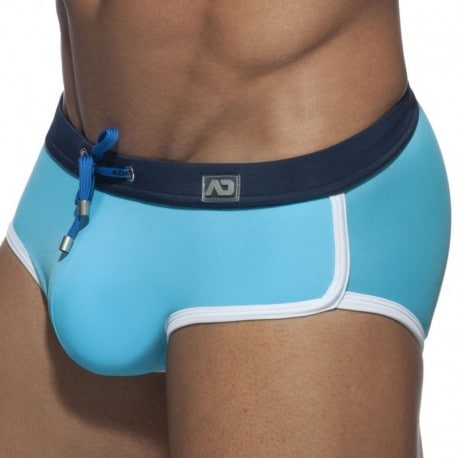 Addicted Plain Swim Brief - Turquoise