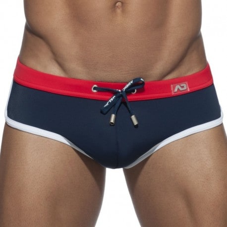 Addicted Plain Swim Brief - Navy