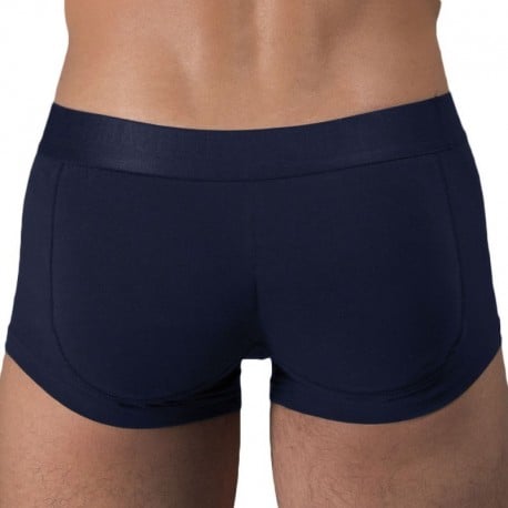 Rounderbum Padded Cotton Trunks - Navy Blue