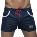 Addicted Mesh Rainbow Short - Navy