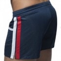 Addicted Mesh Rainbow Short - Navy