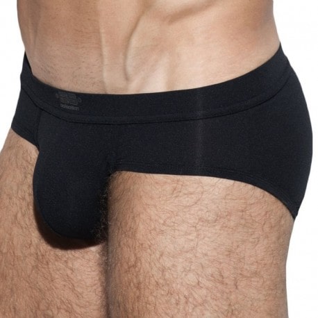 Basic Cotton Brief - black