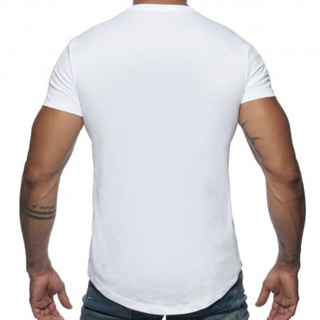 Basic U-Neck T-Shirt - White