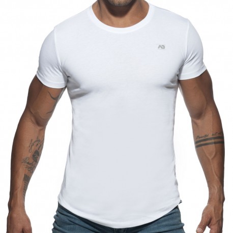 Basic U-Neck T-Shirt - White
