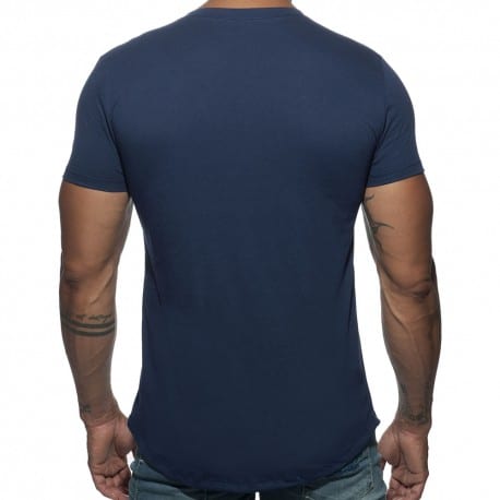 Basic U-Neck T-Shirt - Navy