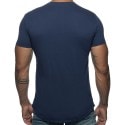 Addicted Basic U-Neck T-Shirt - Navy