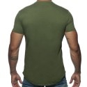 Addicted Basic U-Neck T-Shirt - Khaki