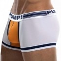 Pump! Boxer Touchdown Varsity Blanc - Orange