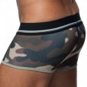 Addicted 3-Pack Camo Mesh Push Up Trunks - Khaki - Grey - Blue