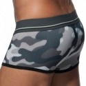 Addicted 3-Pack Camo Mesh Push Up Trunks - Khaki - Grey - Blue