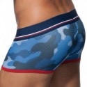 Addicted 3-Pack Camo Mesh Push Up Trunks - Khaki - Grey - Blue