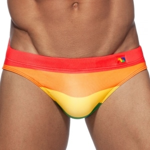 AD RAINBOW SWIM BRIEF ADDICTED