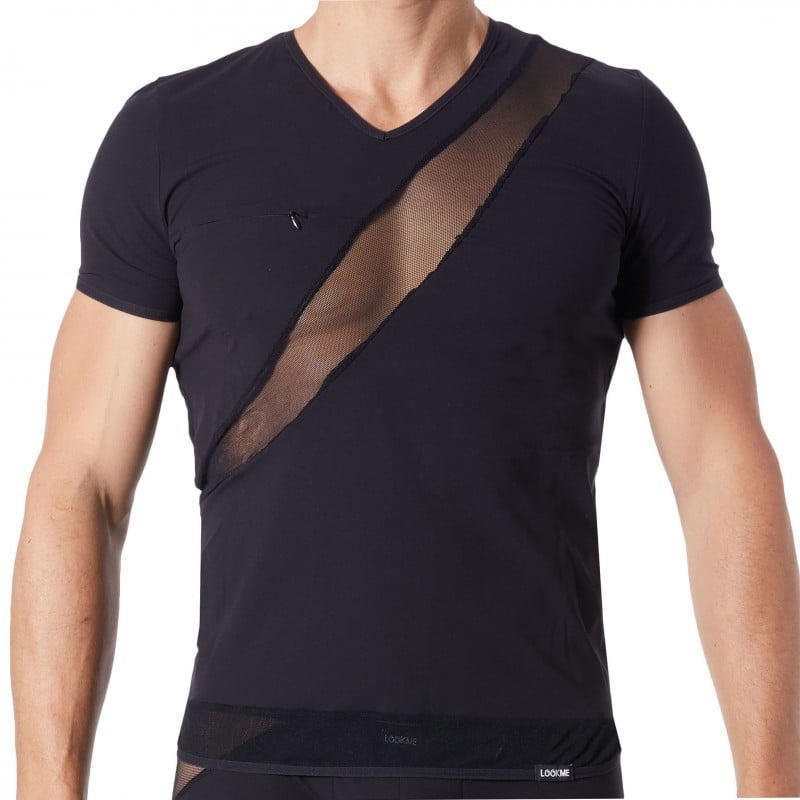 black microfiber shirt