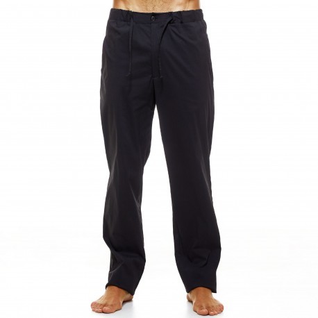 L'Homme invisible Chantilly Lounge Pants - Black | INDERWEAR