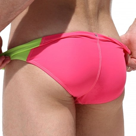 mens pink bikini swimwear