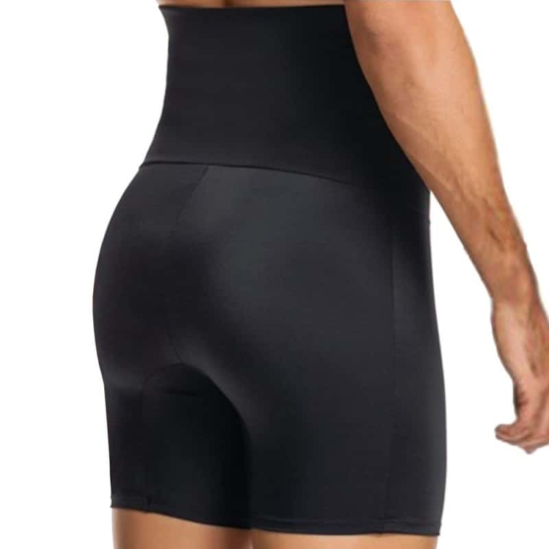 LEO High Waist Stomach Shaper Boxer - Black | INDERWEAR