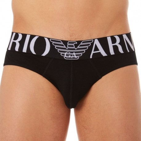 emporio armani mega logo brief